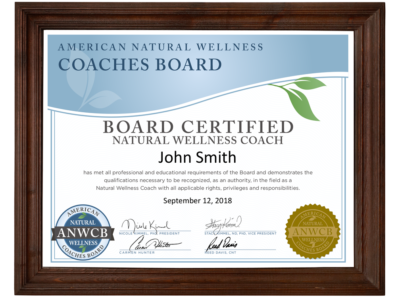 ANWCB Health Coach Certification