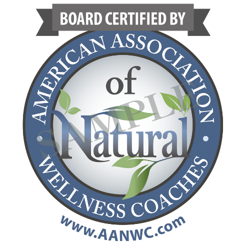 AANWC Board Certified Emblem Seal for Natural Wellness Coaches AANWC board certified emblem seal for natural wellness coaches, showing the American Association of Natural Wellness Coaches accreditation badge.