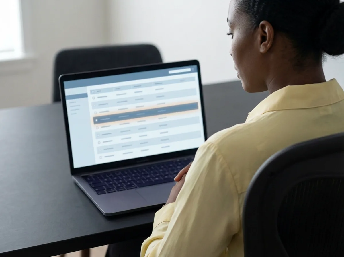 Public Registry Verification for Health Coaches health coach reviewing professional listing on laptop